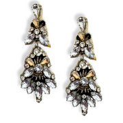 Crystal Dangle Handmade Beaded Charm Statement Jewelry