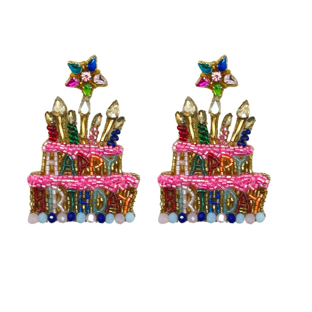 Birthday Cake Earrings