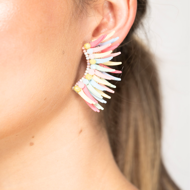 Pastel Paradise Angel Wing Earrings