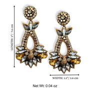 Seashell Dangle Handmade Beaded Charm Jewelry Statement