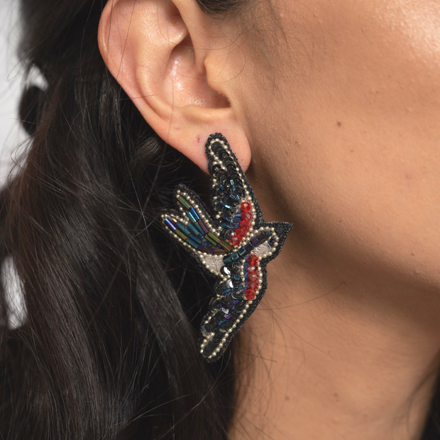 Flying Bird Earrings 