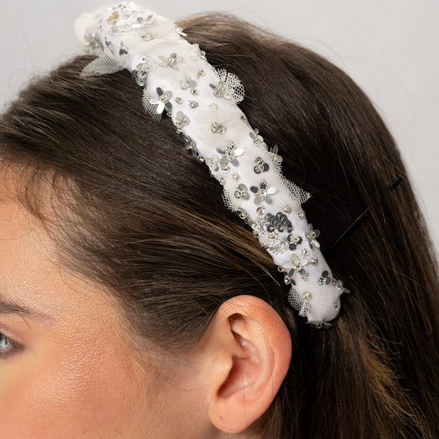 Blossom Headband White