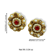 Pearl Stud Handmade Beaded Charm Jewelry Statement