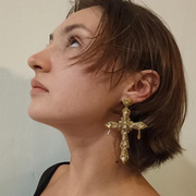 Christ Earrings - Gold