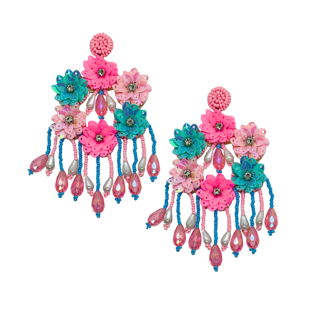 ILLUMINATING PASTEL FLORA DANGLE
