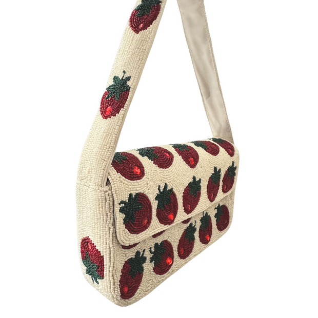 Berry Pop –  White Strawberry Bag