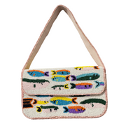 Sardine Beaded Bag Fish Shoulder Purse