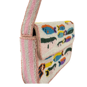 Sardine Beaded Bag Fish Shoulder Purse