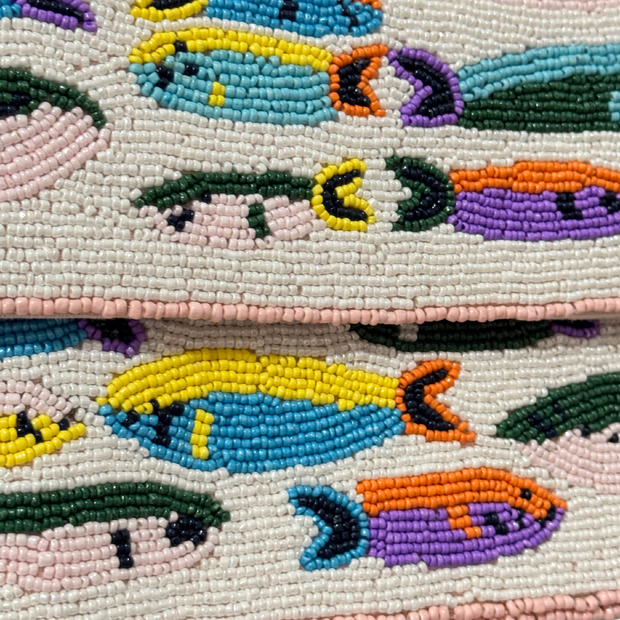 Sardine Beaded Bag Fish Shoulder Purse