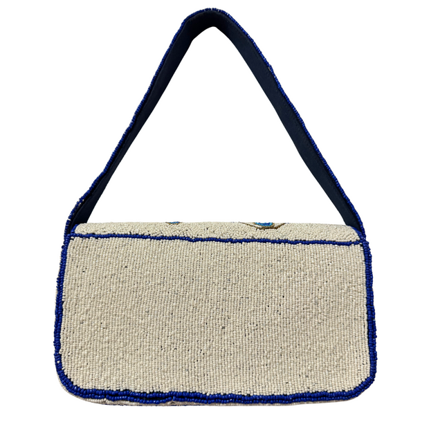 Evil Eye Beaded Shoulder Bag