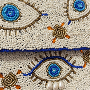 Evil Eye Beaded Shoulder Bag