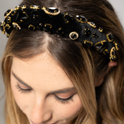 Gem Headband Black