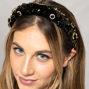 Gem Headband Black