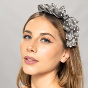 Bow Headband Silver