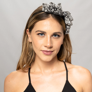 Bow Headband Silver