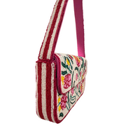 Handmade Colorful Floral Beaded Purse – Boho Summer Shoulder Bag for Women