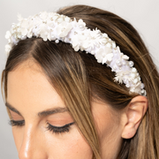 Gardenia headband white