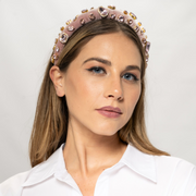 Lilac Gem Headband blush Pink