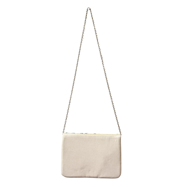 Beaded Rose Clutch Bag – Handmade Floral Beaded Purse