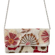 Floral Sequin Clutch Purse – Handmade Sequin Wedding Accessory