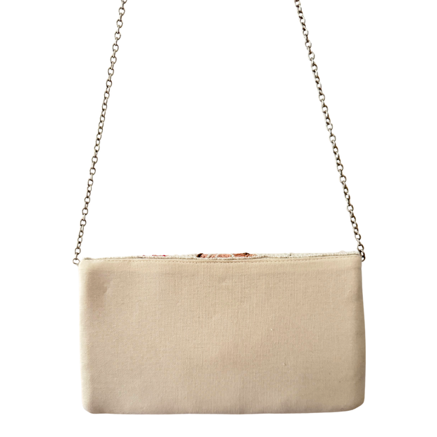 Floral Sequin Clutch Purse – Handmade Sequin Wedding Accessory