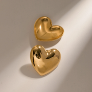 Chunky Heart Studs