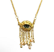 Surreal Dangle Eye Necklace