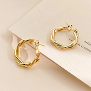 Twisted Loop Earrings