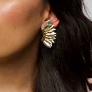 Small Gold Wing Earring
