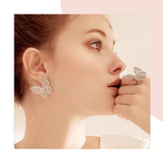 statement wing earrings