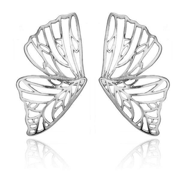 Butterfly stud earrings