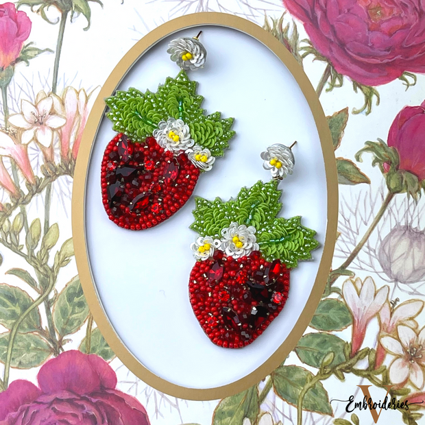 Sofia Strawberry Earrings