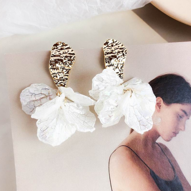 Floral earrings