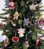 Christmas tree embellished charms