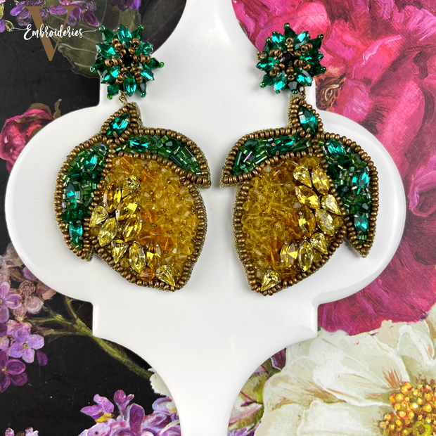 OLIVIA LEMON EARRINGS