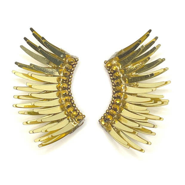 Gold ear wings discount