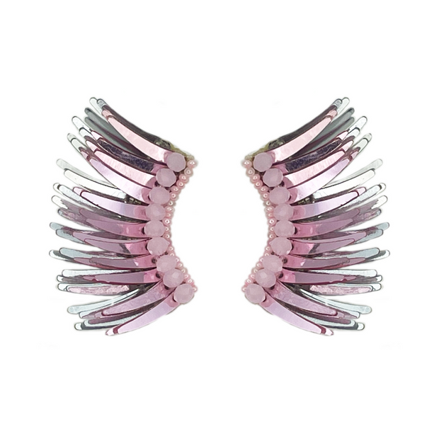 Silver Angel Wing Earrings