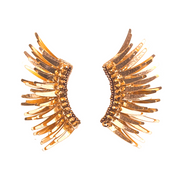 Rose Gold Angel Wing Earrings