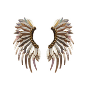 Rose Gold Angel Wing Earrings