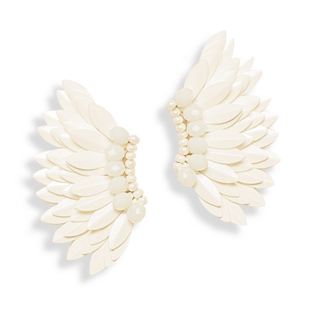  White Wing earrings          